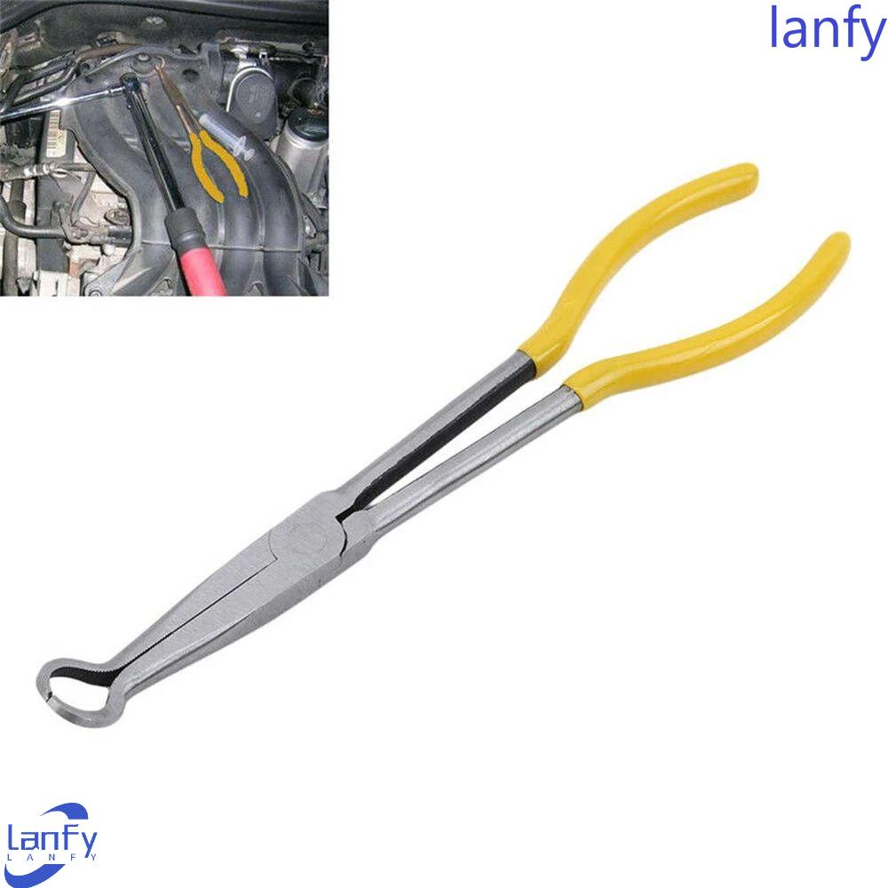 Lanfy Wire Removal Auto Car Tahan Lama Alat Perbaikan Mobil Long Nose Cylinder Alat Pelepas Kabel