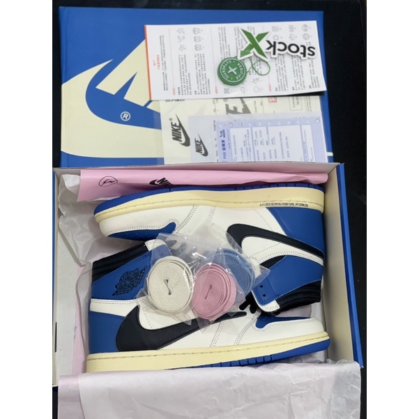 Sepatu Nike Air Jordan 1 High Fragment X Traviz Scoot BNIB