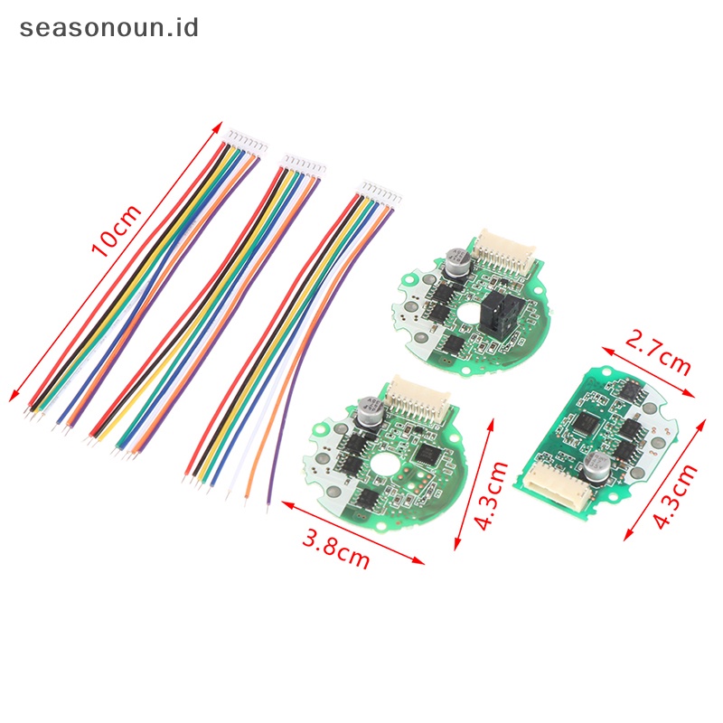 Seasonoun 12V-24V Driver Board Brushless Motor Maju Mundur Rotasi Emergency Stop PWM.