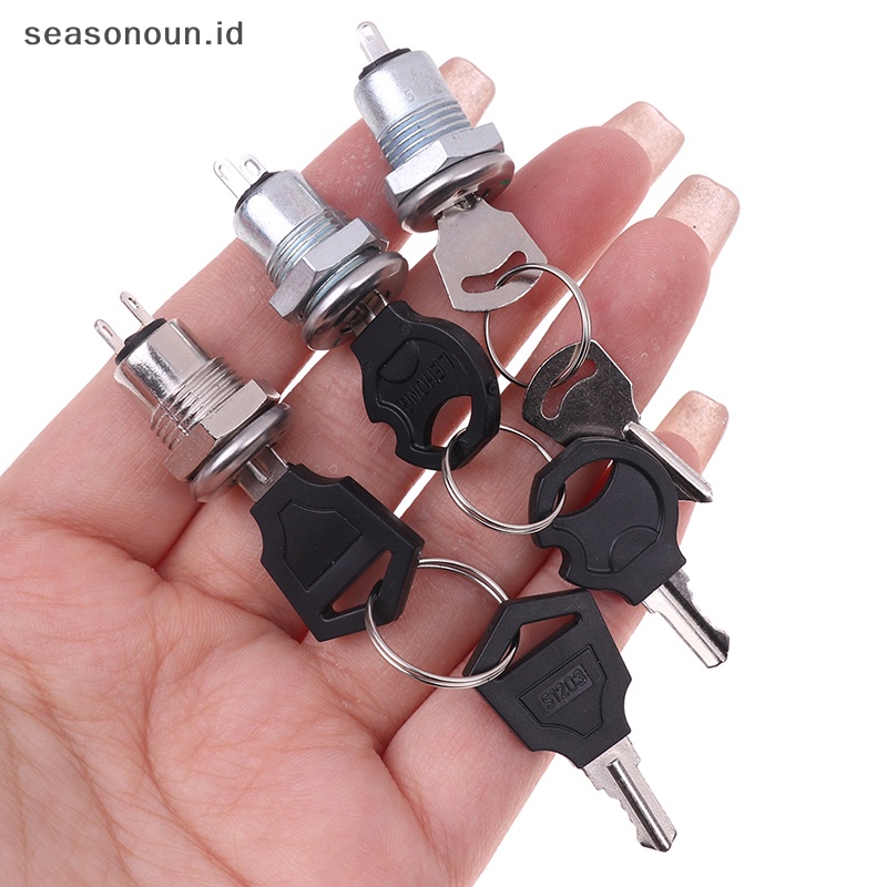 Seasonoun Saklar Kunci Elektronik Saklar ON OFF Lock Phone Lock Security Power Switch.