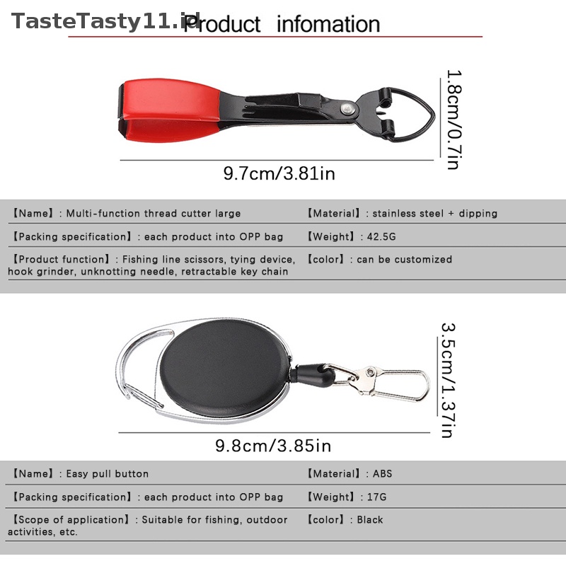 Tastetasty Memancing Quick Knot Tool Nail Knotter Tying Line Cutter Clipper Nipper Retraktor Tackle Aksesoris.