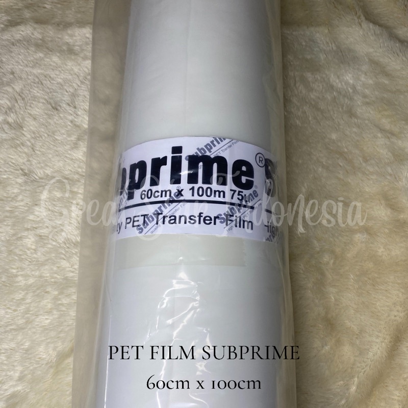 

SUBPRIME Transfer Film DTF Roll 60cm x 100m