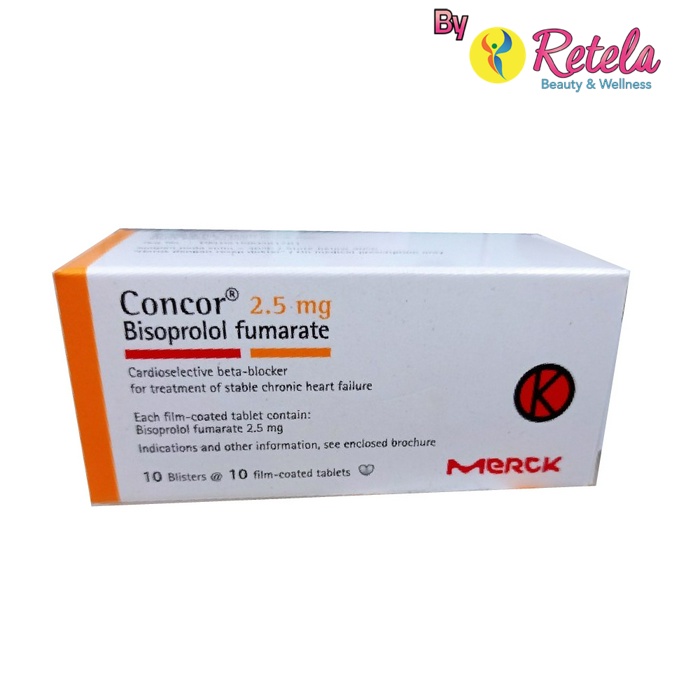 CONCOR 2.5MG 1 STRIP 10 TABLET