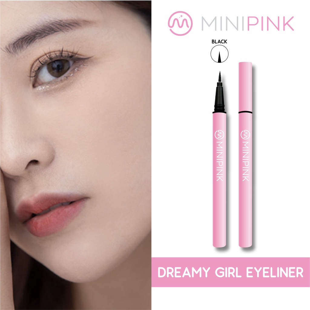 MINIPINK Liquid Eyeliner Pensil Warna Hitam Eye Liner Waterproof Long Lasting MP006