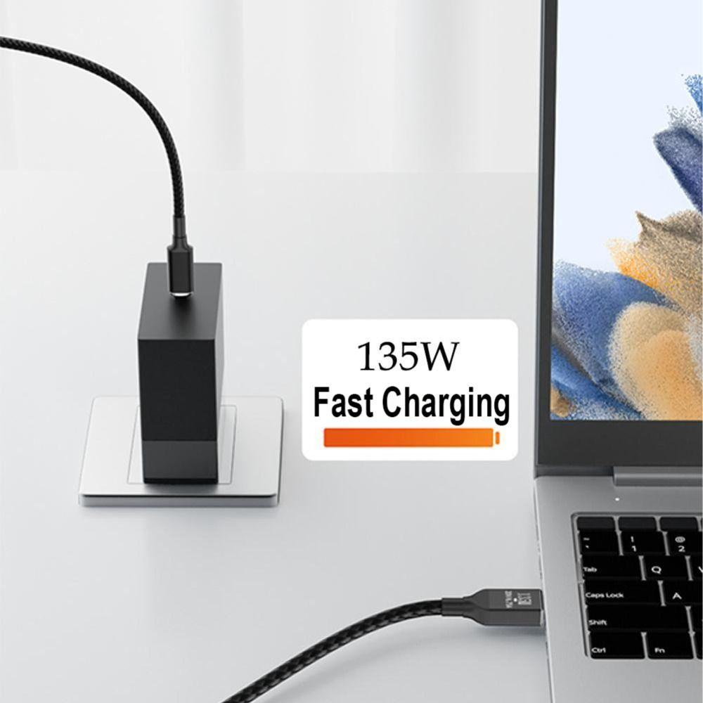 Populer Adaptor Konverter Kabel Fast Charging Tipe C Ke Steker Persegi Untuk Lenovo