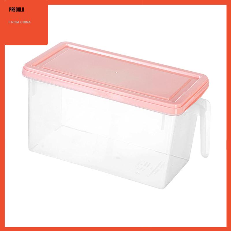 [Predolo] Fresh Keeping Box Kotak Organizer Kulkas Anti Bocor Untuk Lemari Rak Laci