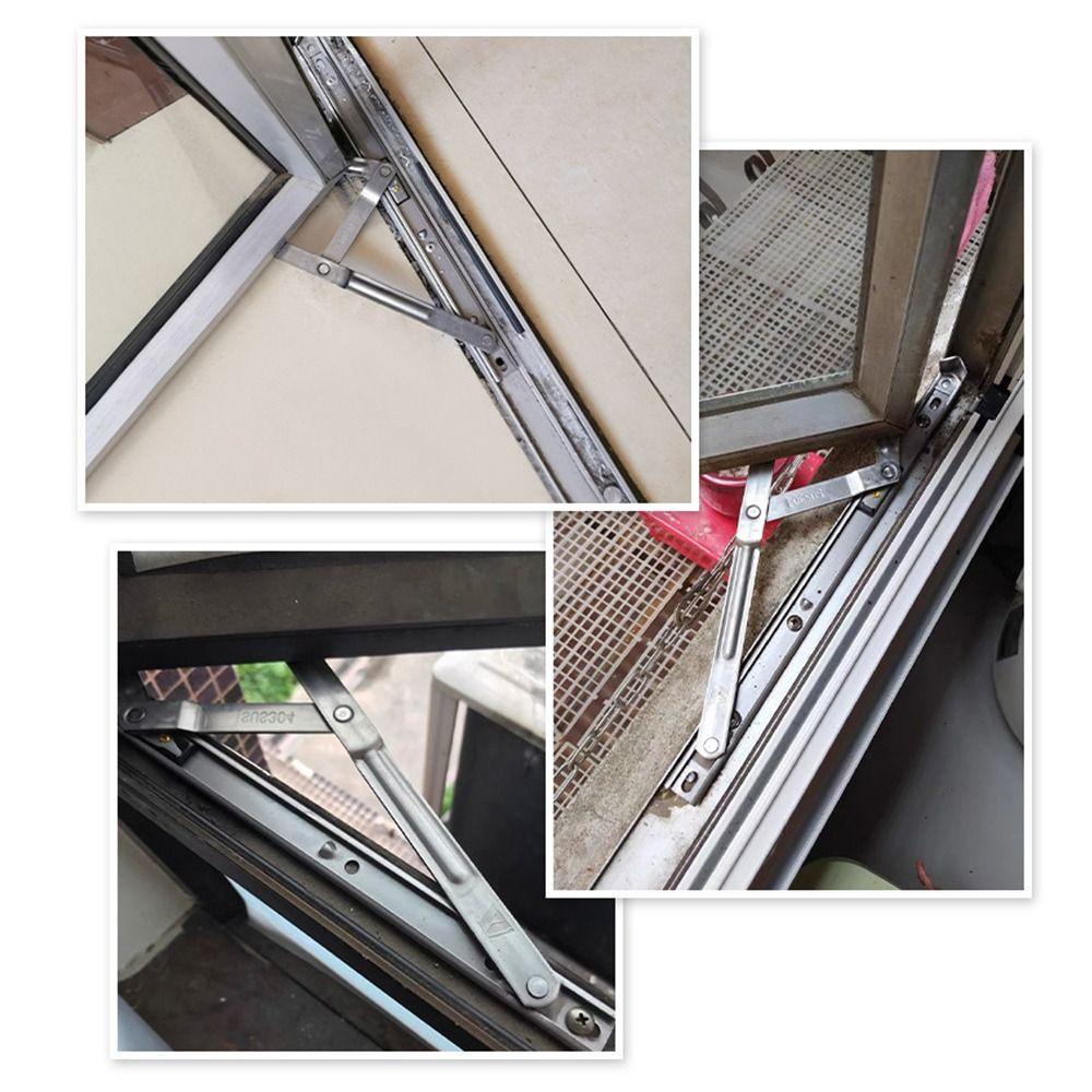 TOP Jendela Penyangga Stainless Steel Windproof Gusset Fixed Anak Safety Lock