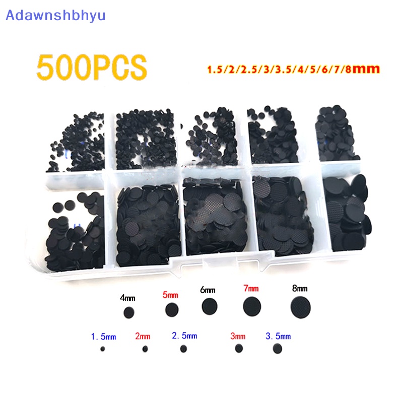 Adhyu 500PCS Kit Perbaikan Keypad Bantalan Karet Konduktif Untuk IR Remote Control ID