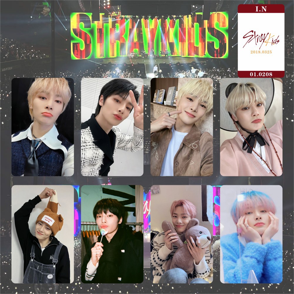 8pcs/set STRAY KIDS Photocards MANIAC Di Balik Panggung Konser Kartu Lomo Straykids Kpop Postcards