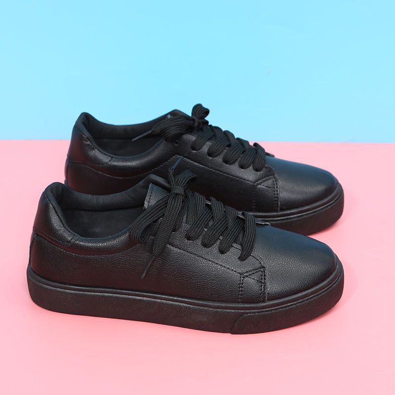 COD Sneakersdaily 569 Sepatu Sneakers Wanita Import Premium Sepatu Full Black Anak Sekolah