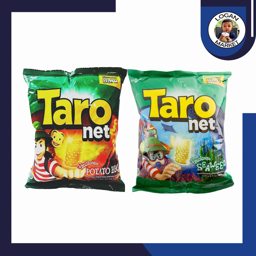 Taro Net Snack Seaweed Potato BBQ Barbeque 36gram 36 gram