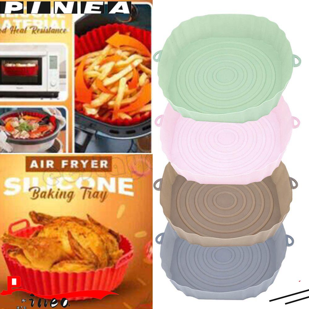 Nanas 2Pcs Silikon Pot Soft Tray Aksesoris Untuk Air Fryer