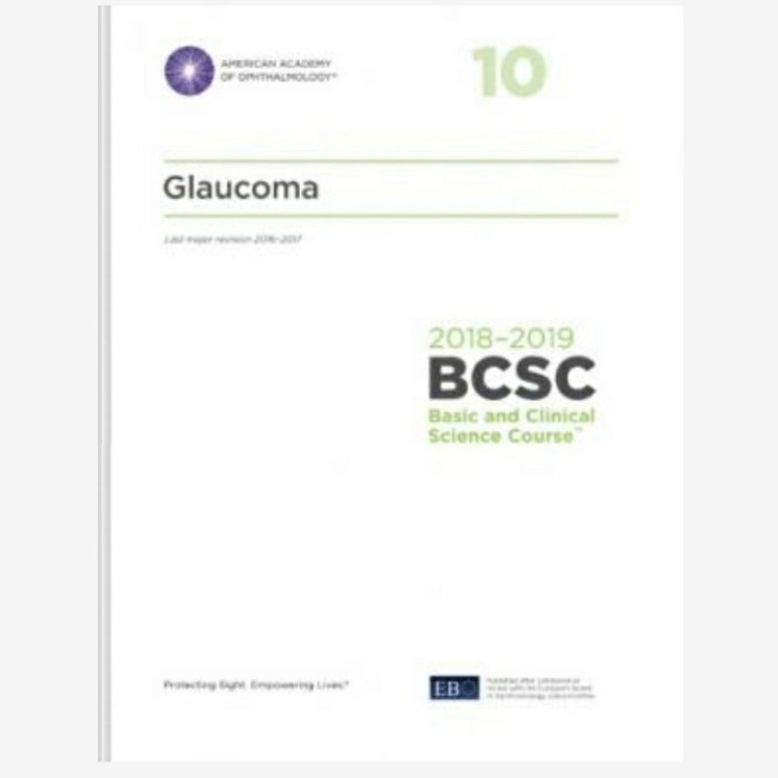 2018-2019 BCSC Glaucoma