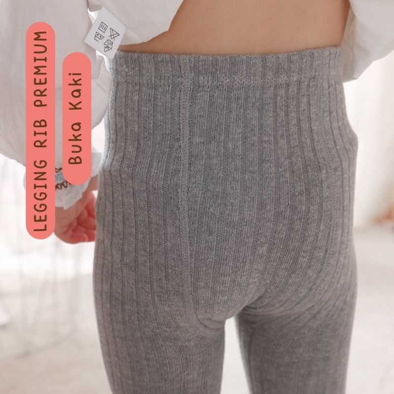 SUPER MURAHH Legging Bayi Rib Premium Buka Kaki