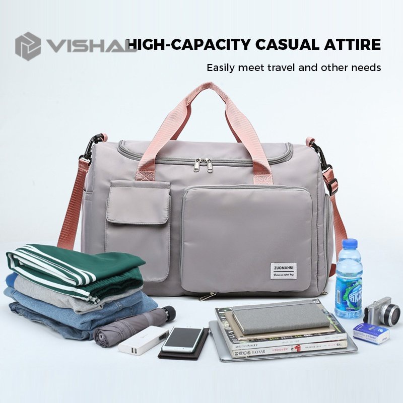 VISHAL Tas Travel Jumbo Waterproof/Import High Quality/Tas Olahraga/Tas Serbaguna VS-124