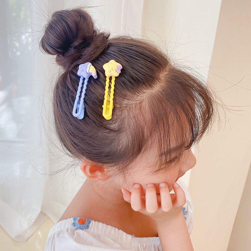 PGC [5pcs] Jepit Gelombang / Jepitan Rambut Anak korea lucu / set Aksesoris Rambut Anak Set jepit Rambut Anak Colorful Hairclip