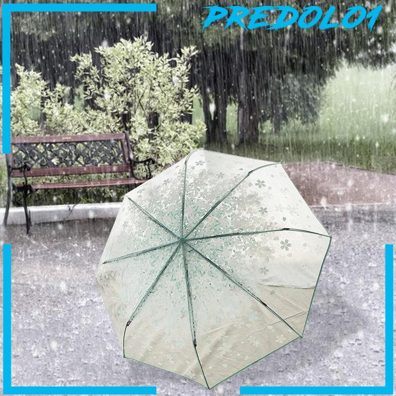 [Predolo1] Payung Transparan Blossom Dome Umbrella Payung Bubble Bening