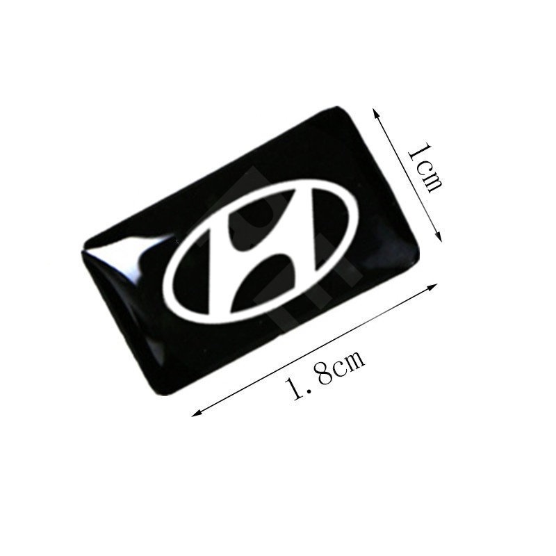 10pcs 3D Stiker Mobil Setir Pintu Jendela Saklar Tombol Lencana Dekorasi Aksesoris Mobil Untuk Hyundai Creta Stargazer Grand i10 Kona Tucson Ioniq 5aksen Palisade H1 Santa F