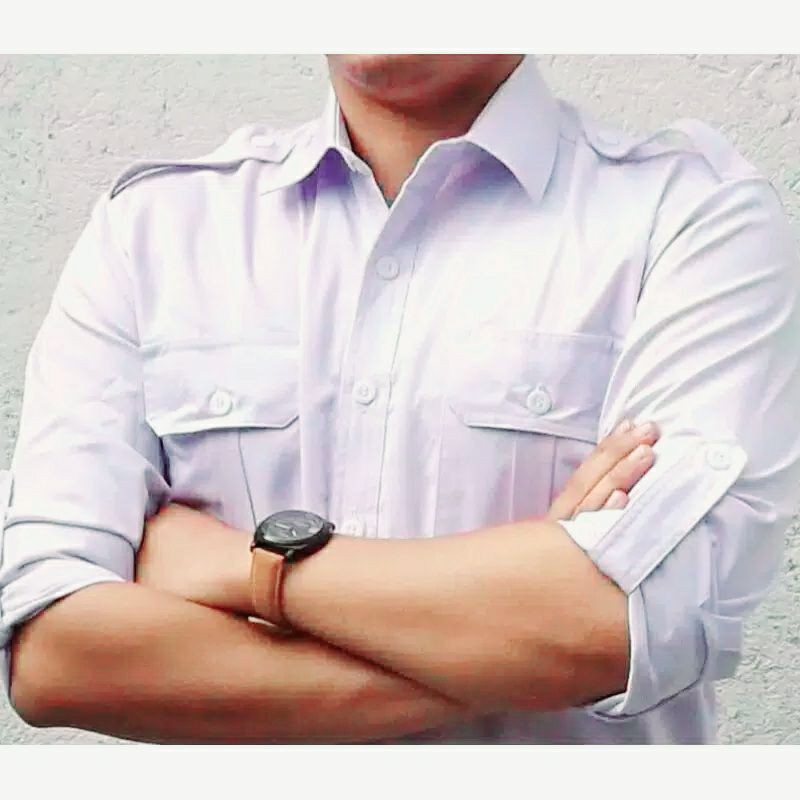 BAJU KEMEJA PDL TACTICAL AUTDOOR LENGAN PANJANG PARTAI DINAS WARNA PUTIH