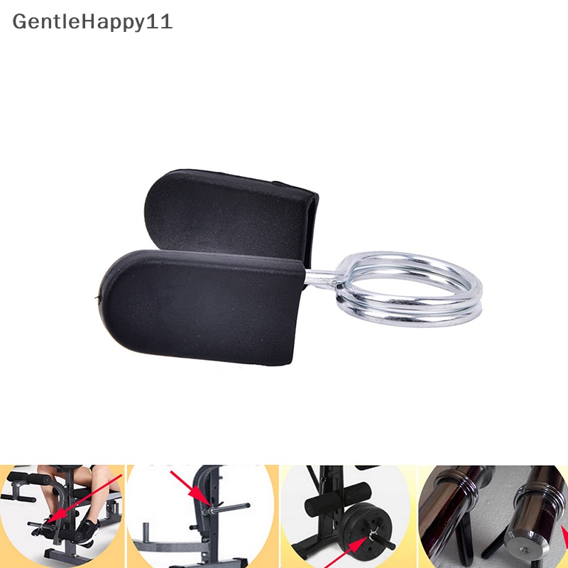 Gentlehappy 1PCs 1&quot; Klip Kerah Penjepit Musim Semi 25mm Standar Untuk Weight Bar Dumbbells Gym id