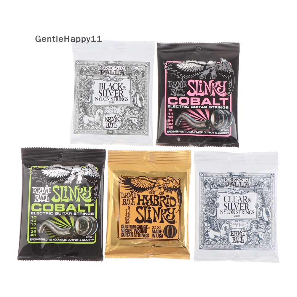 Gentlehappy Ernie Ball Senar Gitar Elektrik Main Aksesori Gitar Rock Metal Berat Asli id