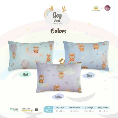 Hikarusa Guling &amp; Bantal Hikaru Cuddle Pillow Buddy Katun Tancel Sky Deer