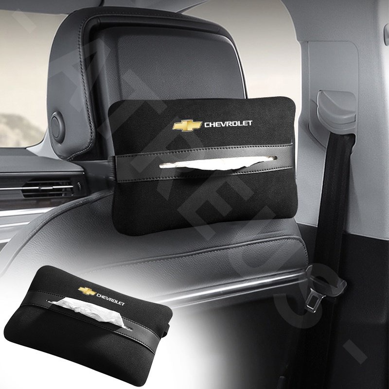 Chevrolet Car Tissue Storage Bag Car Seat Armrest Box Kotak Handuk Kertas Untuk Chevrolet Spin Orlando Captiva Lova Zafira Trax Colorado Aveo Spark