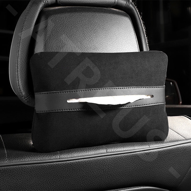 Mitsubishi Car Tissue Storage Bag Car Seat Armrest Box Kotak Handuk Kertas Untuk Mitsubishi Xpander Cross Pajero Outlander Sport Eclipse Attrage Triton Mirage Lancer