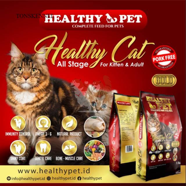 Healthy Cat All Stage 1.5 KG - Makanan Kucing untuk semua usia / All Stage Kitten &amp; Adult 1.5kg