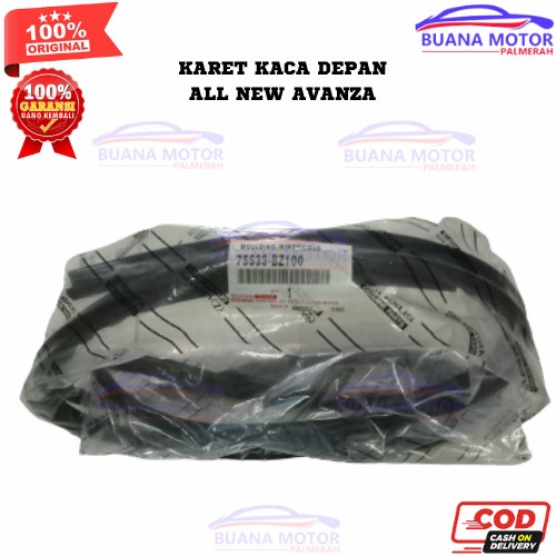 Windshield Karet Kaca Depan All New Avanza Original 75533-BZ100