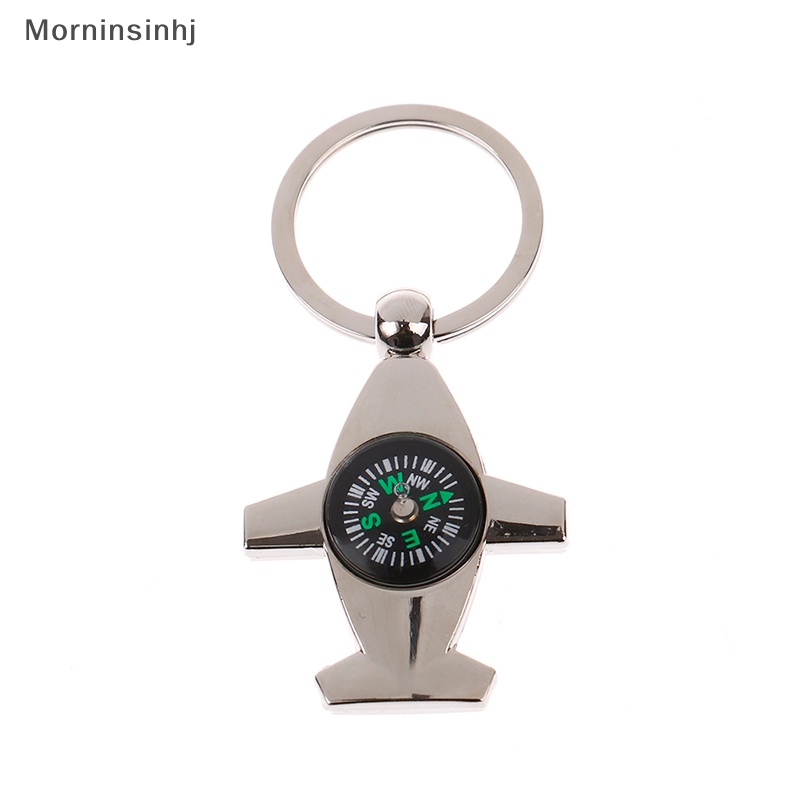 Mornin Outdoor Compass Pesawat Gantungan Kunci Tas Mobil Gantungan Kunci Pasangan Gantungan Kunci Hadiah Kekasih id