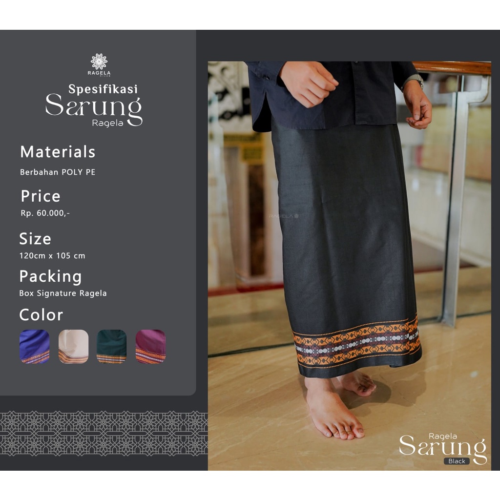 Sarung Ragela ORIGINAL by Ragela Hijab