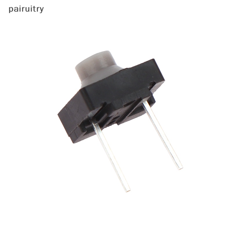 Prt 10Pcs 8*8*5mm Saklar Sentuh Pin Silica Gel Silent Tombol Dua Kaki Pin Saklar PRT