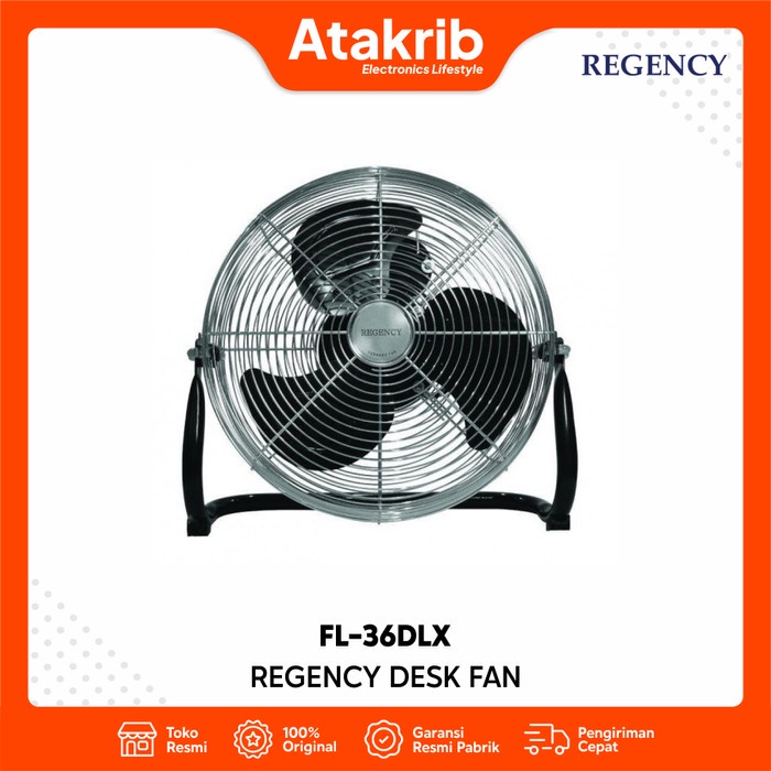 Regency FL-36 DLX Kipas Angin Lantai 14 Inch - Tornado Besi