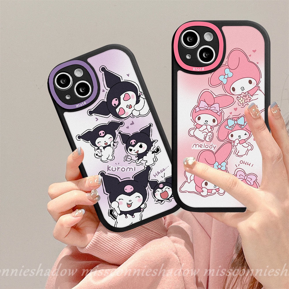 Case Untuk Samsung A02s A53 A73 A03s A03 A33 A34 A54 A50s A20 A21s A10s A71 A31 A23 A12 A11 A72 A04s A13 A04 A14 A20s A51 A52s A22 A30s A50 A52 A32 Kartun Kuromi Melody Soft Cover