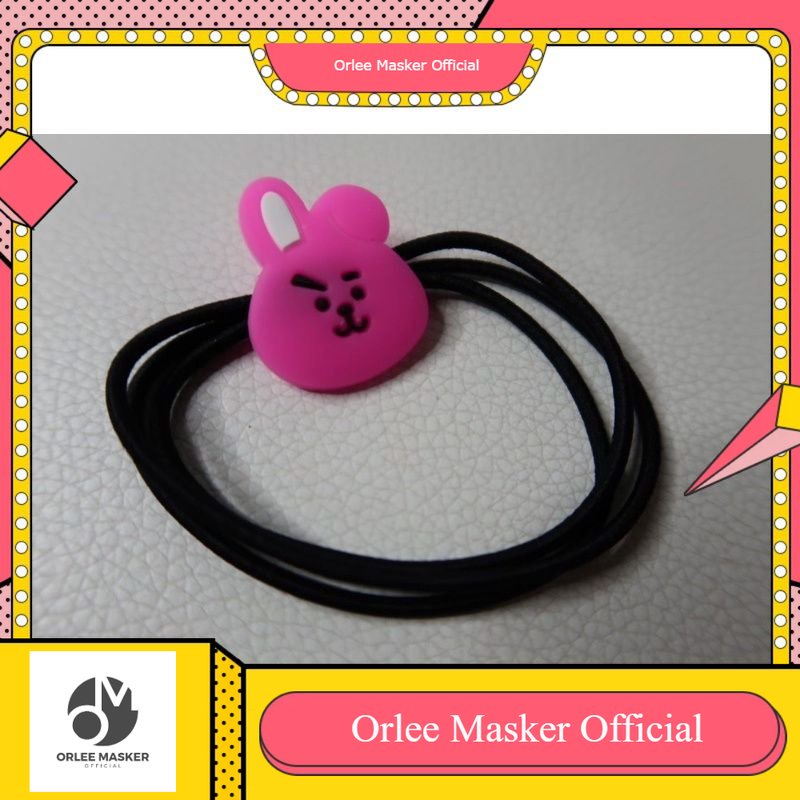 KARET IKAT RAMBUT/ KARET GELANG BTS/ BT21 KOREA KEKINIAN/ KARET KEKINIAN/ IKAT RAMBUT KEKINIAN KOREA/ GELANG KOREA, FASHION WANITA