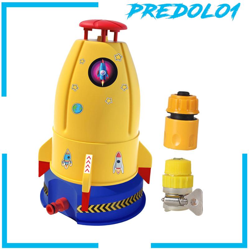 [Predolo1] Sprinkler Roket Mainan Air Luar Ruangan Mainan Sprayer Air Musim Panas Untuk Halaman Usia3+