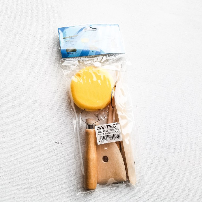 

V-TEC Alat Clay Tools Set 8pcs E005-8B