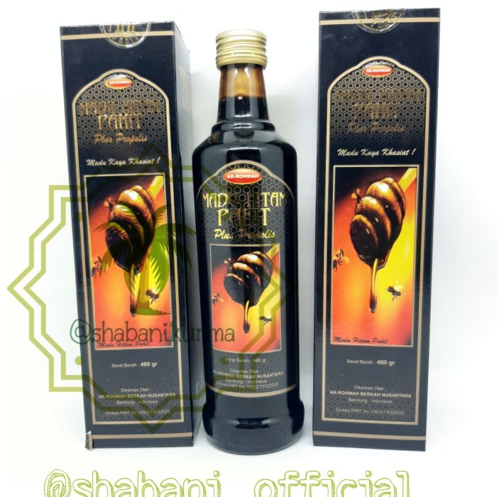 

GHA | Madu hitam pahit ar rohmah 460gr / madu kesehatan