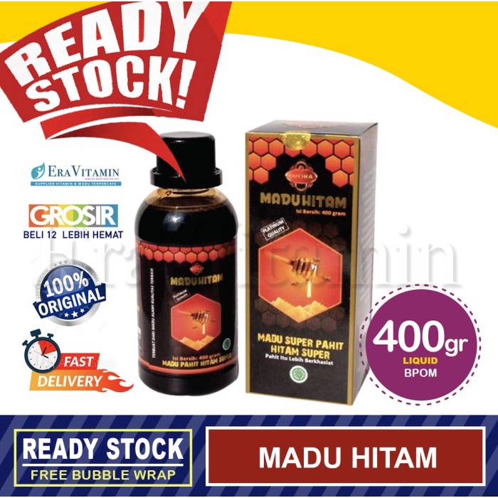 

GHA | OZORA Madu Hitam Pahit 400gram madu kesehatan vitalitas honey