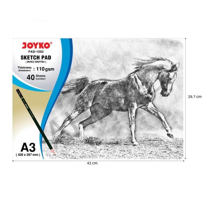 

JOYKO - Sketch Pad Buku Seketsa 1002 A3 - Pcs