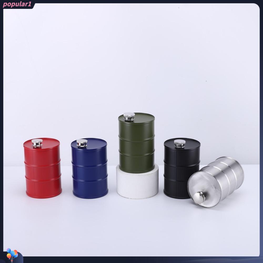 Populer Teko Wine 25oz Vodka 304wadah Minyak Stainless Steel Jug Portable