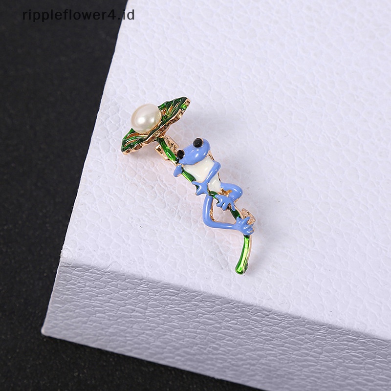 {rippleflower4.id} Kodok Hidup Memegang Balon Warna-Warni Bersepeda Katak Bros Hewan Kecil Bros~