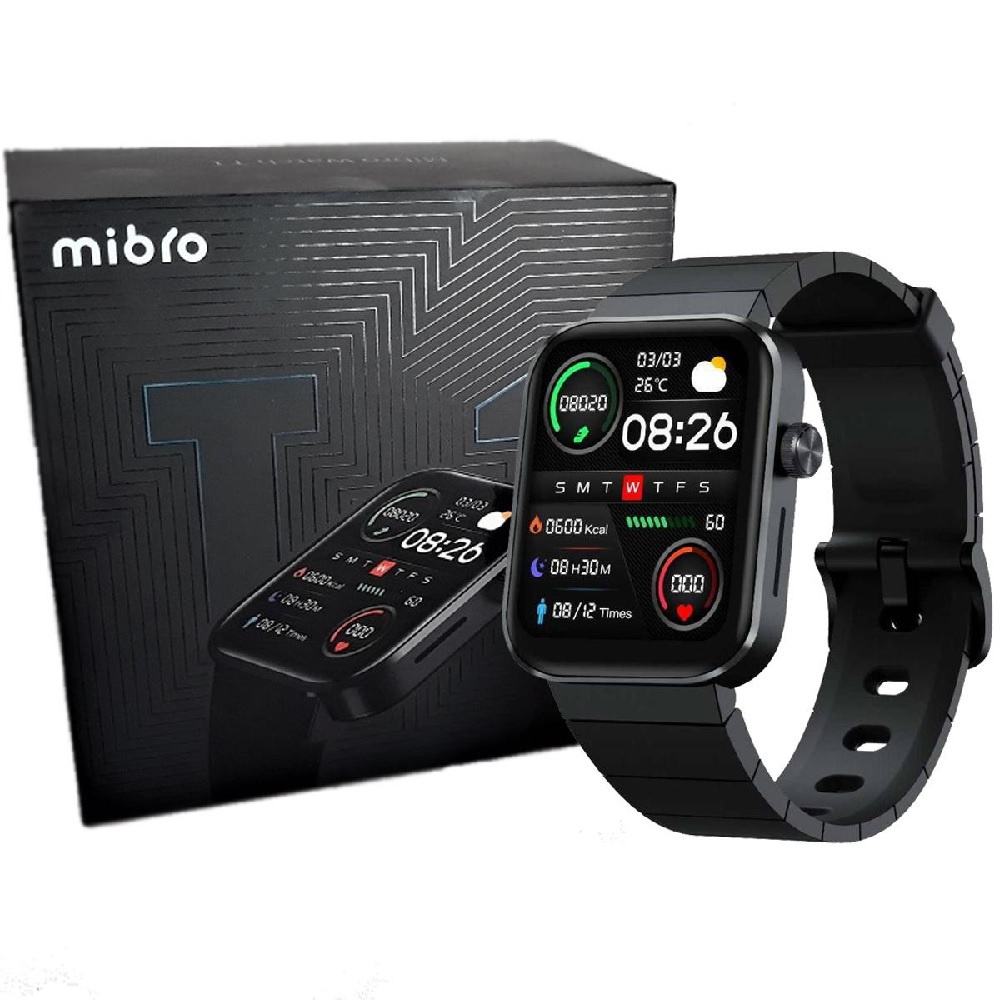 MIBRO T1 Smartwatch - Sporty Bluetooth Calling AMOLED 1.6-inch Screen