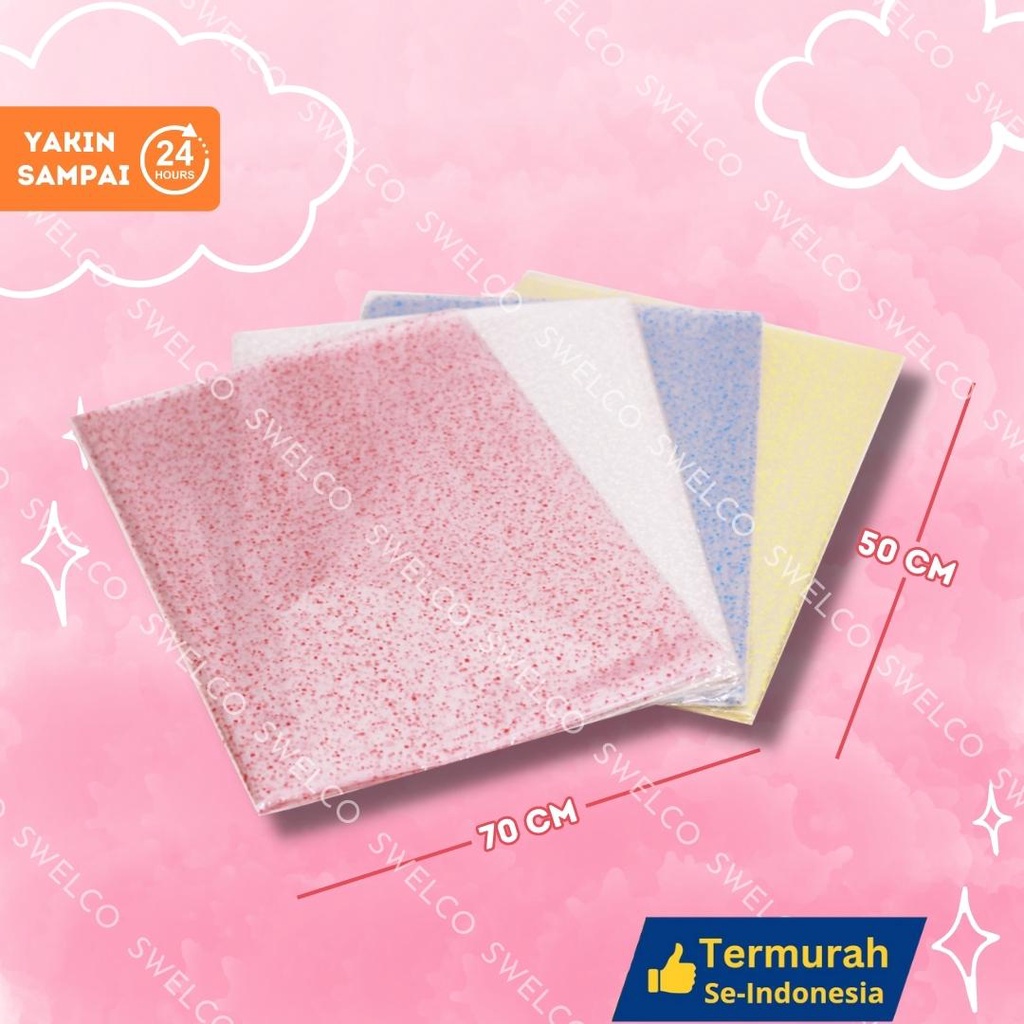 

Plastik Opp Flower Ukuran 50x70cm Plastik Parcel Plastik Snak Plastik Kado isi 60Lembar