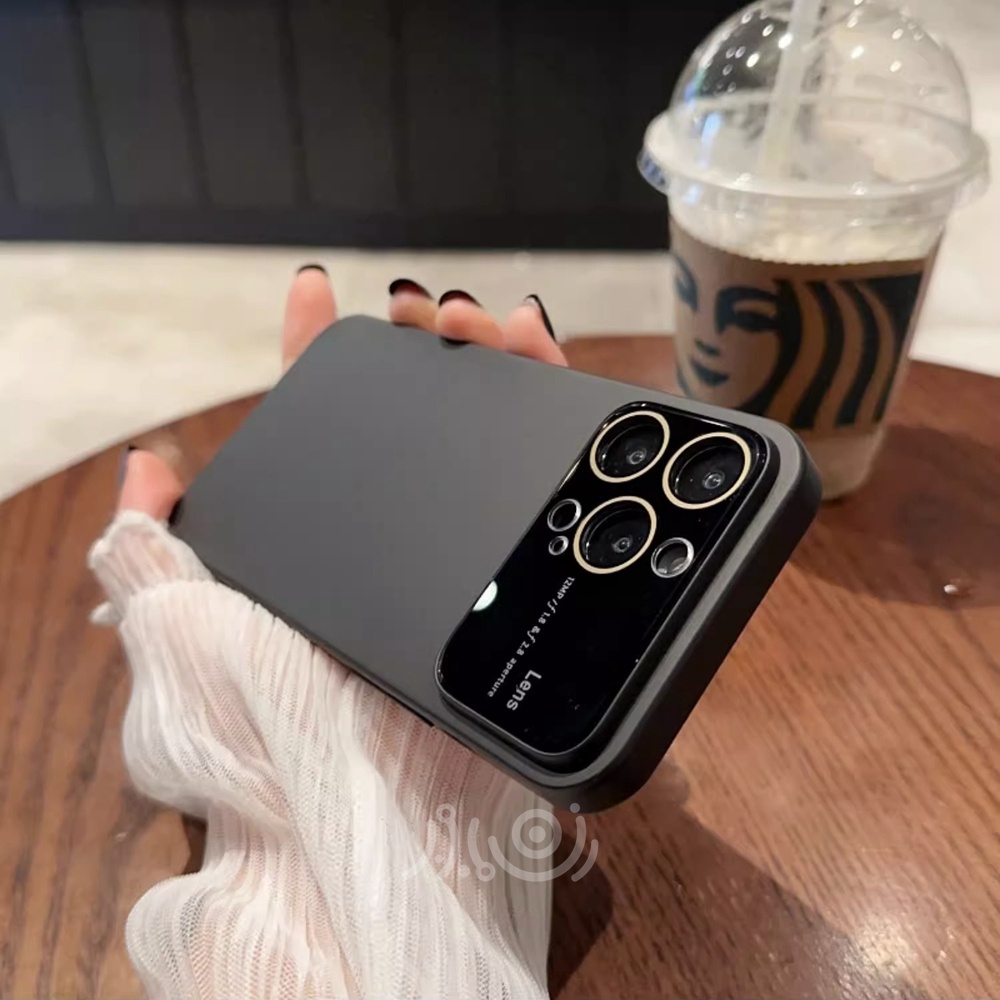 IPHONE Matte Phone Case Untuk Iphone11 12 13 14 Pro Max Case Iphone14 Plus Shockproof Casing Ultra Tipis Penutup Belakang Dengan Pelindung Lensa