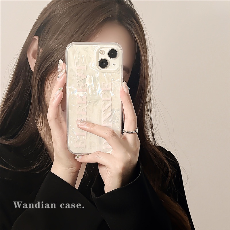 Ins Gaya Gadis Panas Cocok Untuk iPhone 14 Pro Max Casing Ponsel iPhone Dua Lapis Pola Dicetak Kompatibel Dengan Iphone13 13pro 13prm iPhone 11 11pro 14plus 12Pro Max Casing Ponsel TPU Tahan Guncangan