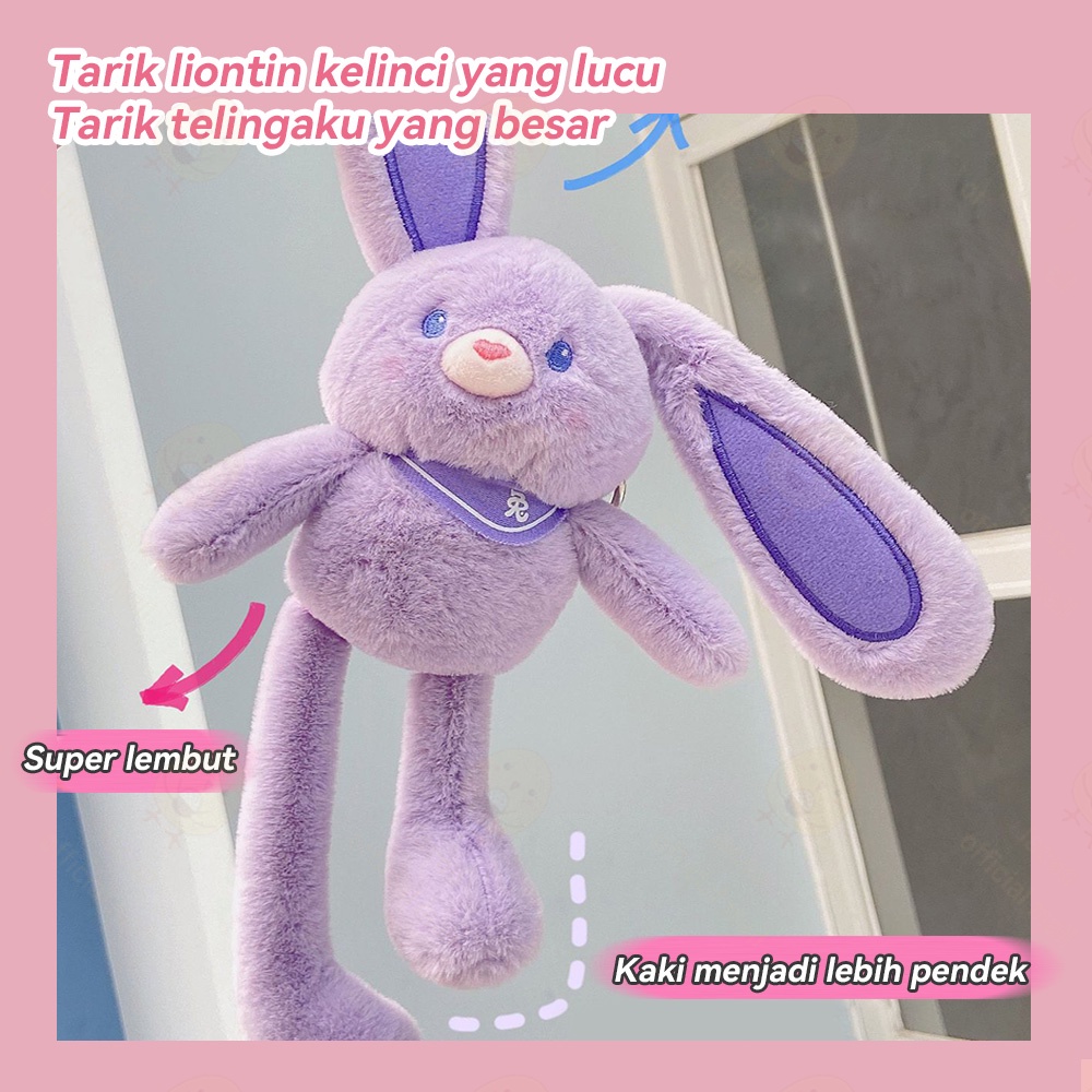 Lacoo Mainan boneka kelinci telinga panjang lucu Boneka rabbit doll bunny 30cm