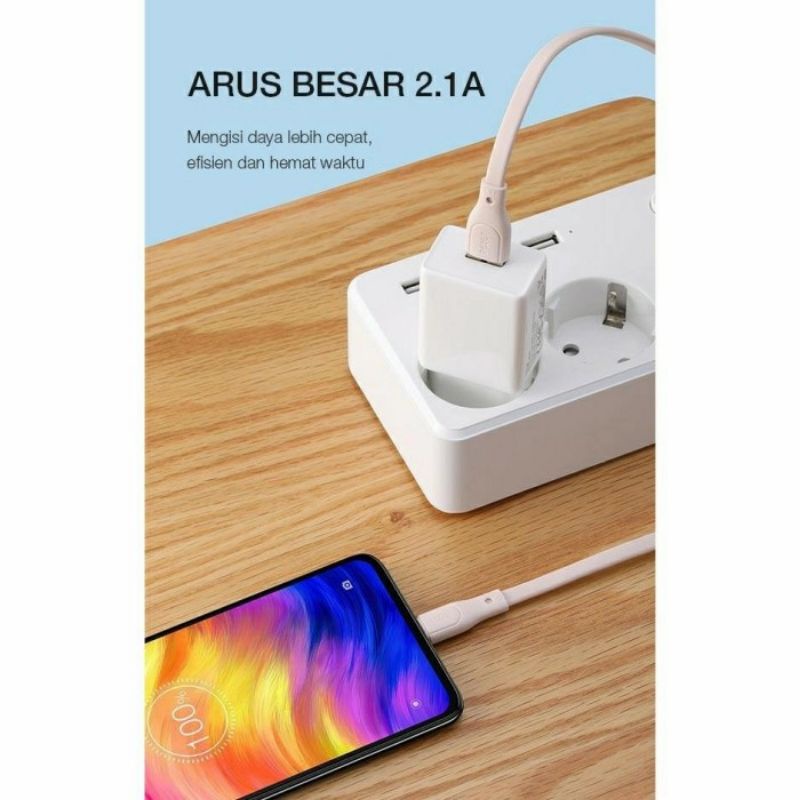 ROBOT KABEL DATA MICRO USB FAST CHARGING KABEL CHARGER MICRO ORIGINAL ROBOT DESIGN