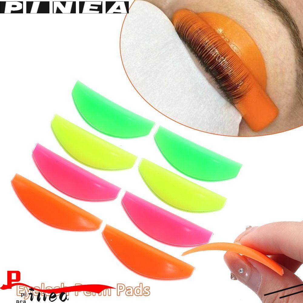 Nanas 8PCS Eyelash Perm Pad Reusable Eyelash Laminasi Alat Aplikator Tools 3D Pengangkat Bulu Mata Eyelash Extension Silicone